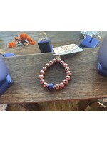 Wendy Perry Designs 10mm RG Chinoiserie Big Rock Bracelet