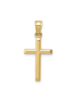 Jordans 14k Hollow Cross Necklace 18in