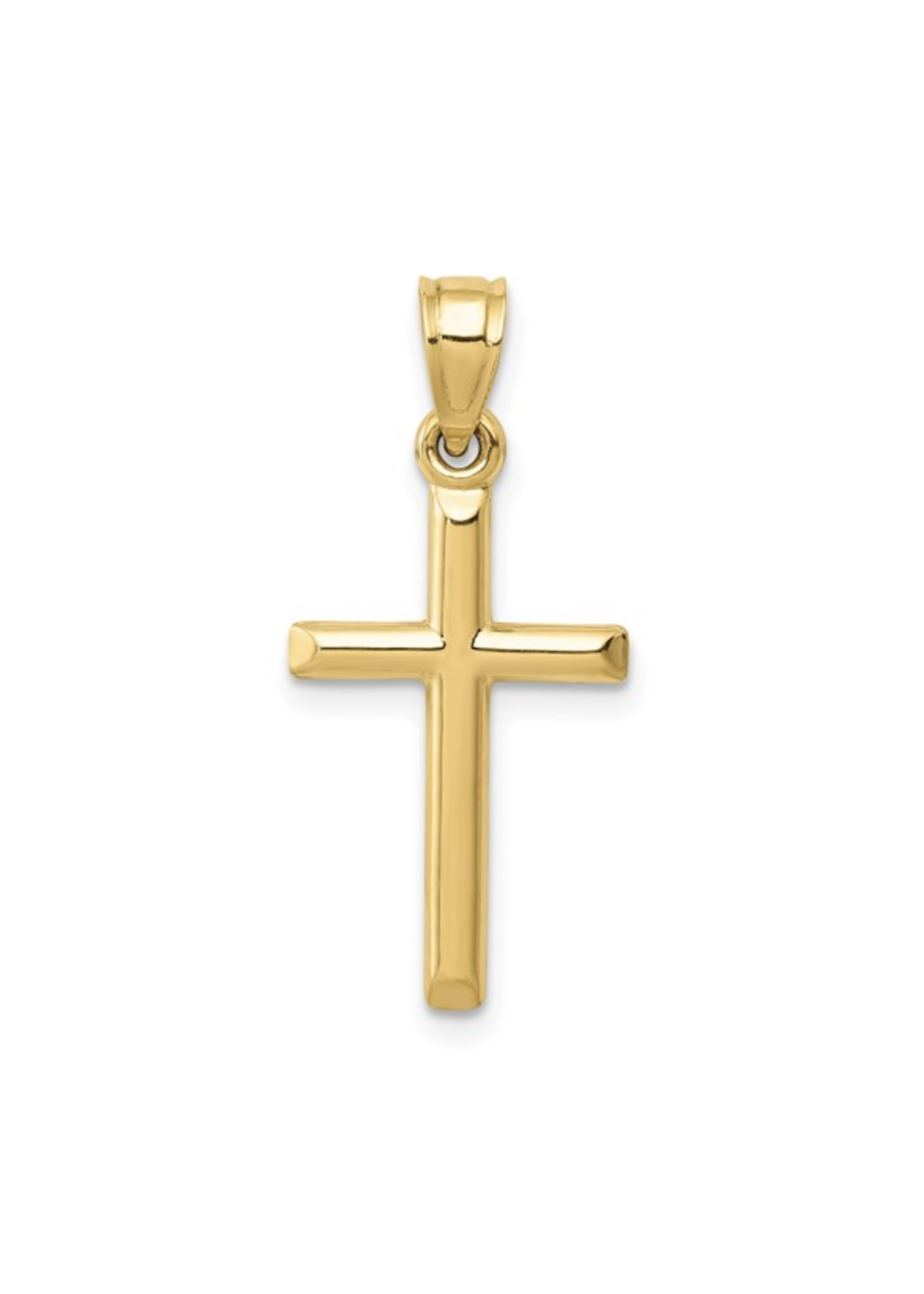 Jordans 14k Hollow Cross Necklace 18in