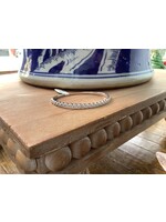 Jordans Braided CZ and Sterling Bangle