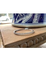 Jordans Cluster CZ and Sterling Bangle