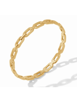 Julie Vos Cheval Paperclip Bangle Gold Large