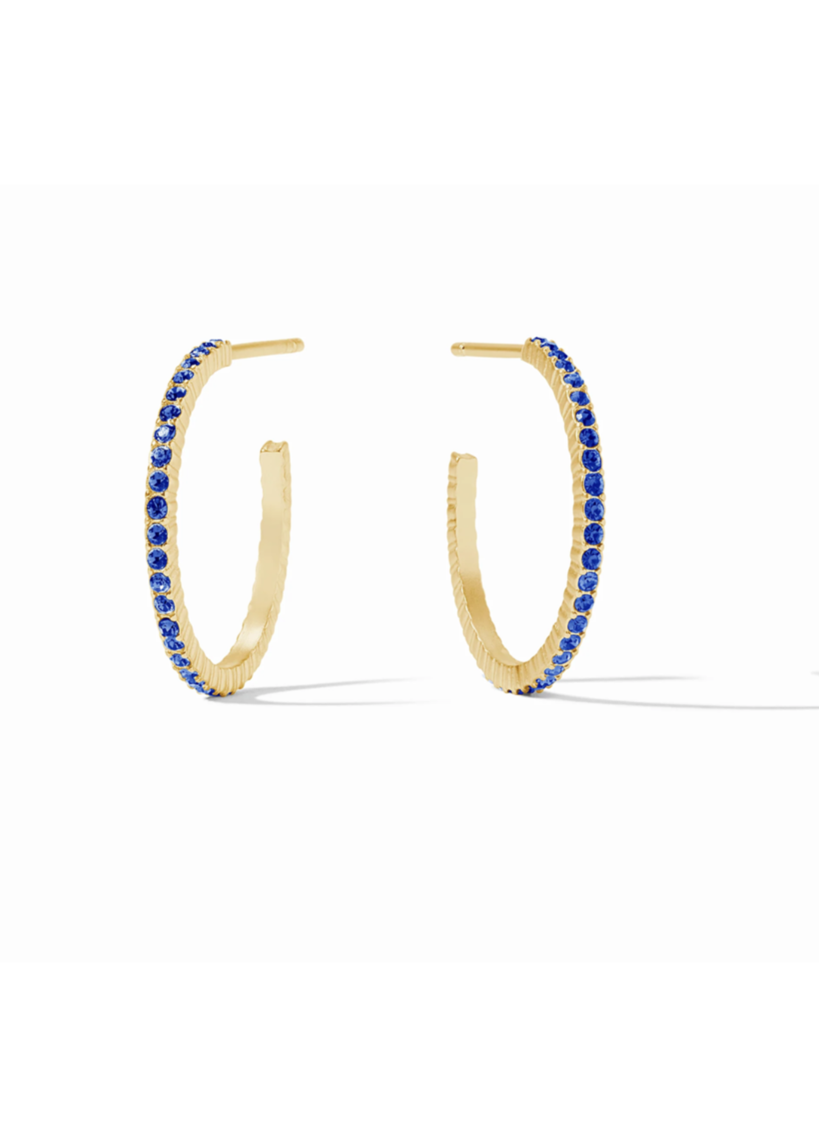 Julie Vos Windsor Hoop Sapphire Medium