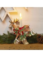 Fitz & Floyd Holiday Home Landing Deer Candle Holder