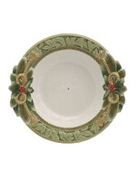 Fitz & Floyd Holiday Home Green Serving Bowl