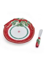 Fitz & Floyd Chalet Plate and Spreader