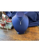 Jordans Three Stone Journey Pendant 14kwg .75cttw