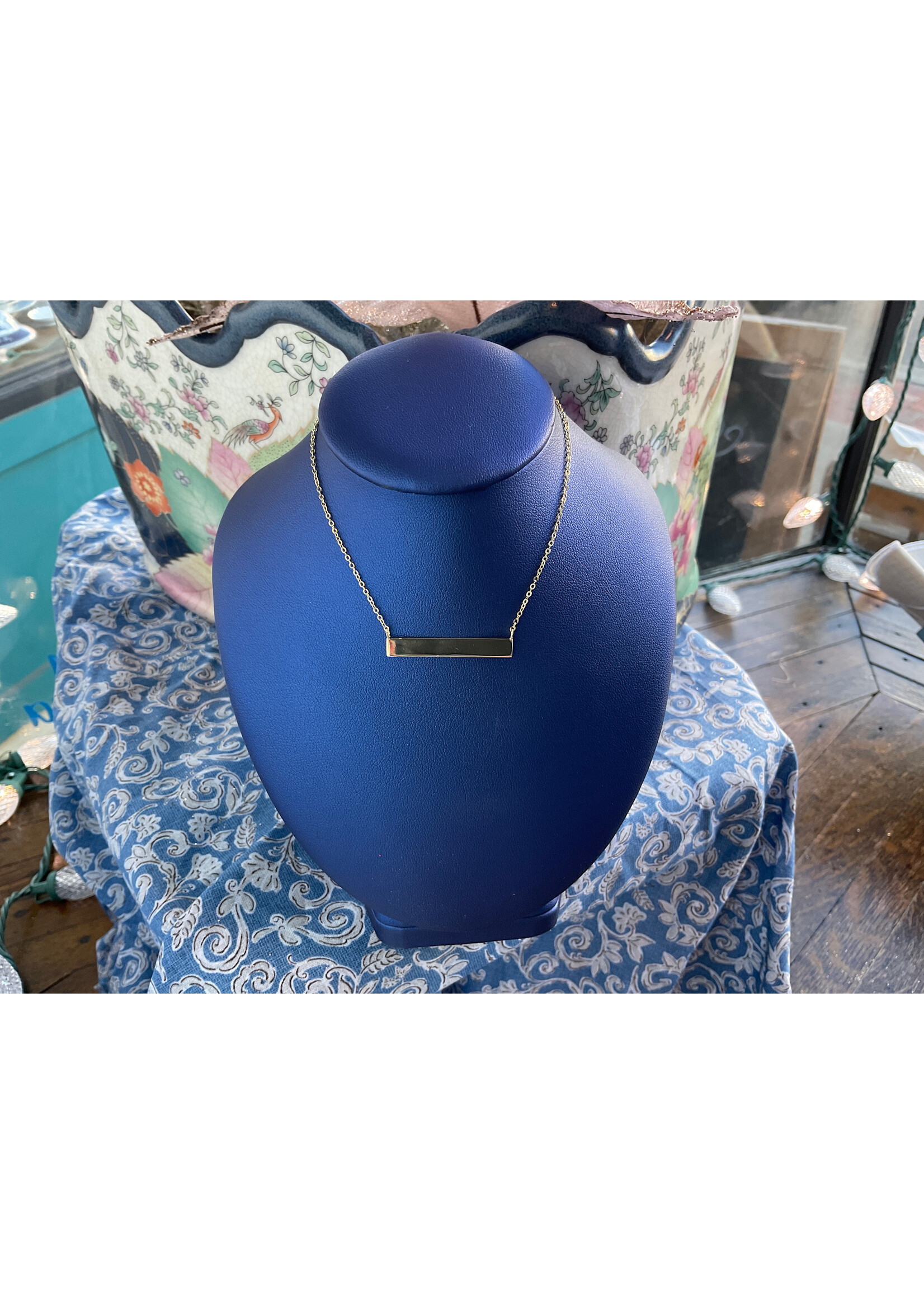 Jordans GF Bar Necklace