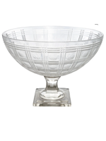 Jordans Etched Footed Bowl
