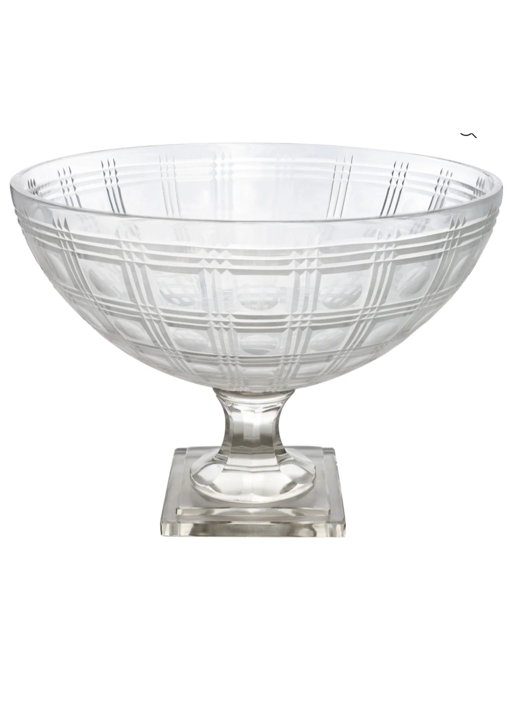 Jordans Etched Footed Bowl