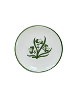 Provvista Lisbon Floral Salad Plate Green