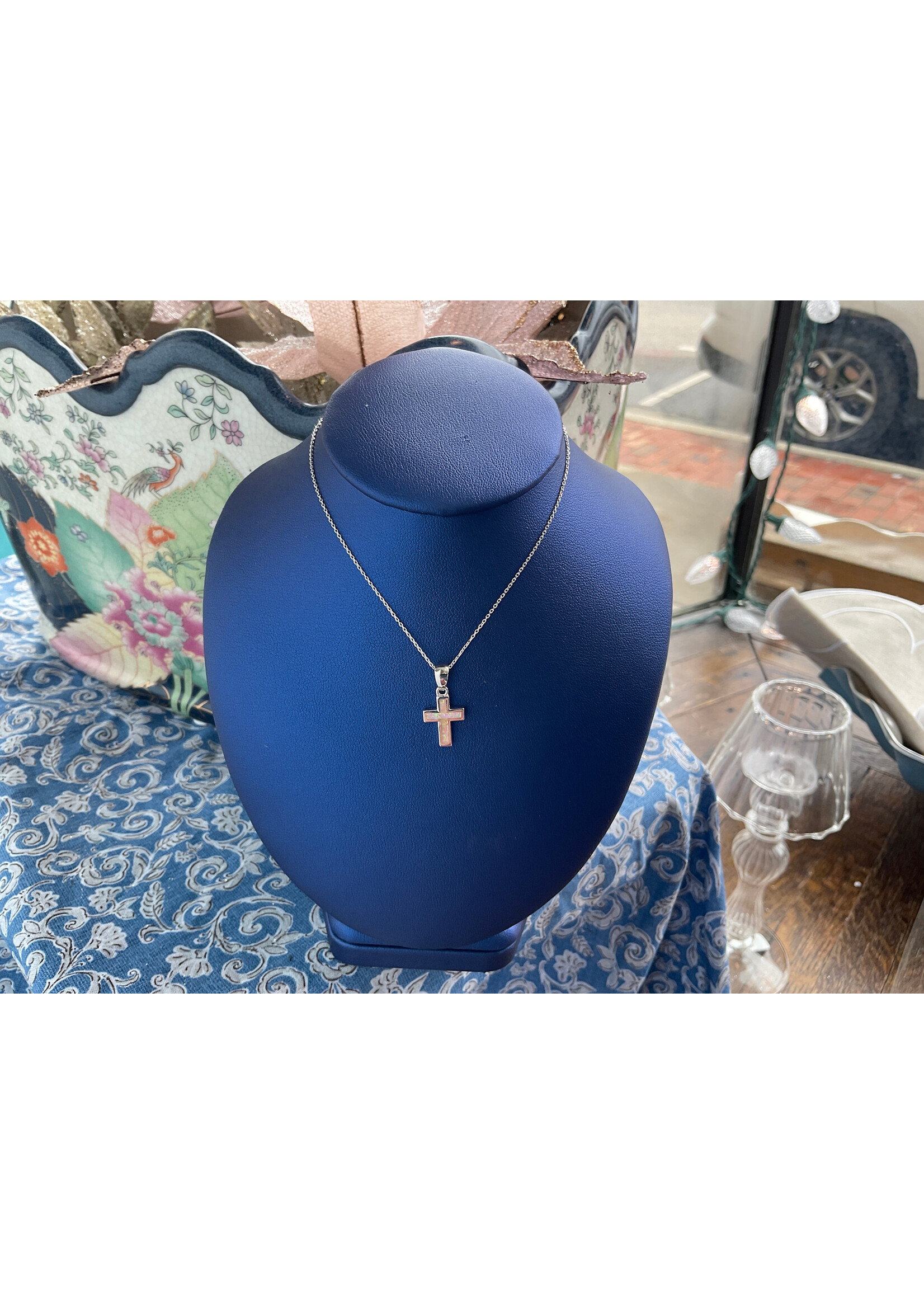 Jordans Tiny Opal CZ Cross