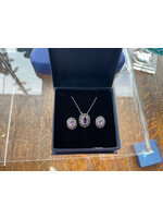 Jordans Gen Amethyst Beaded Set Sterling