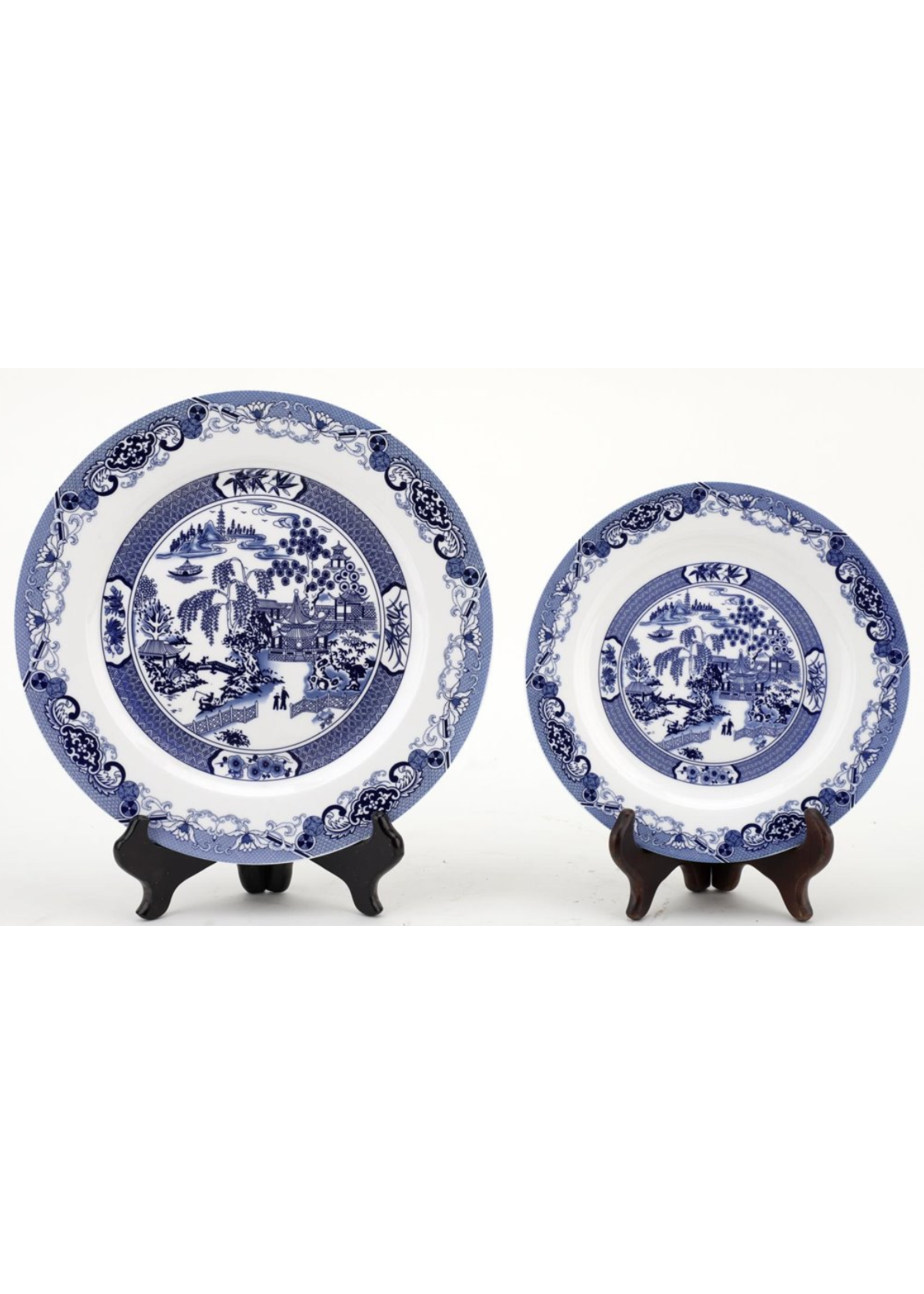 Jordans Blue Willow Border Accent Plate 8in