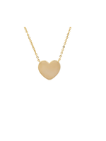 Jordans GF Engravable Heart Necklace Adj Chain