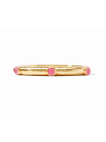 Julie Vos Catalina Hinge Bangle Peony Pink