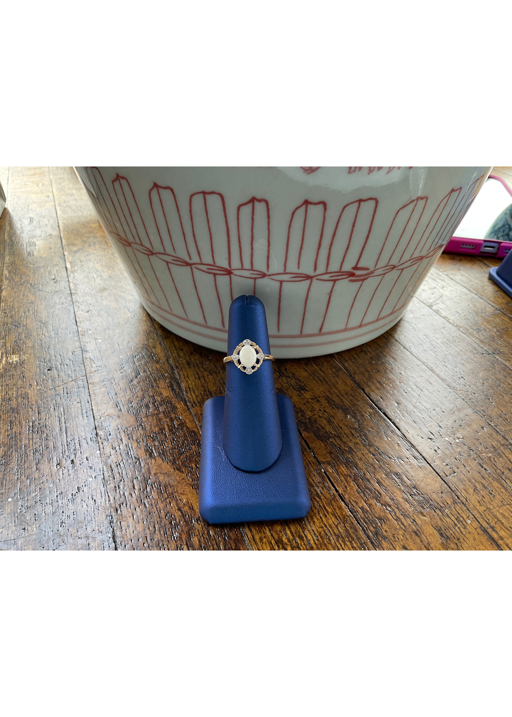 Jordans Amandas Opal and Diamond Ring 10k