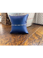 Jordans .50cttw Diamond and .55cttw Sapphire Bangle 14k