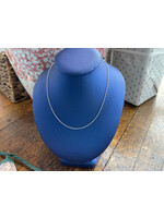 Jordans 1mm 14k white gold Cable Chain 20in