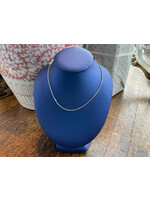 Jordans 1.5mm 10k White Gold DC Cable Chain 16in