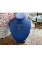 Jordans 5 Stone Journey Pendant on 18in Chain 14k