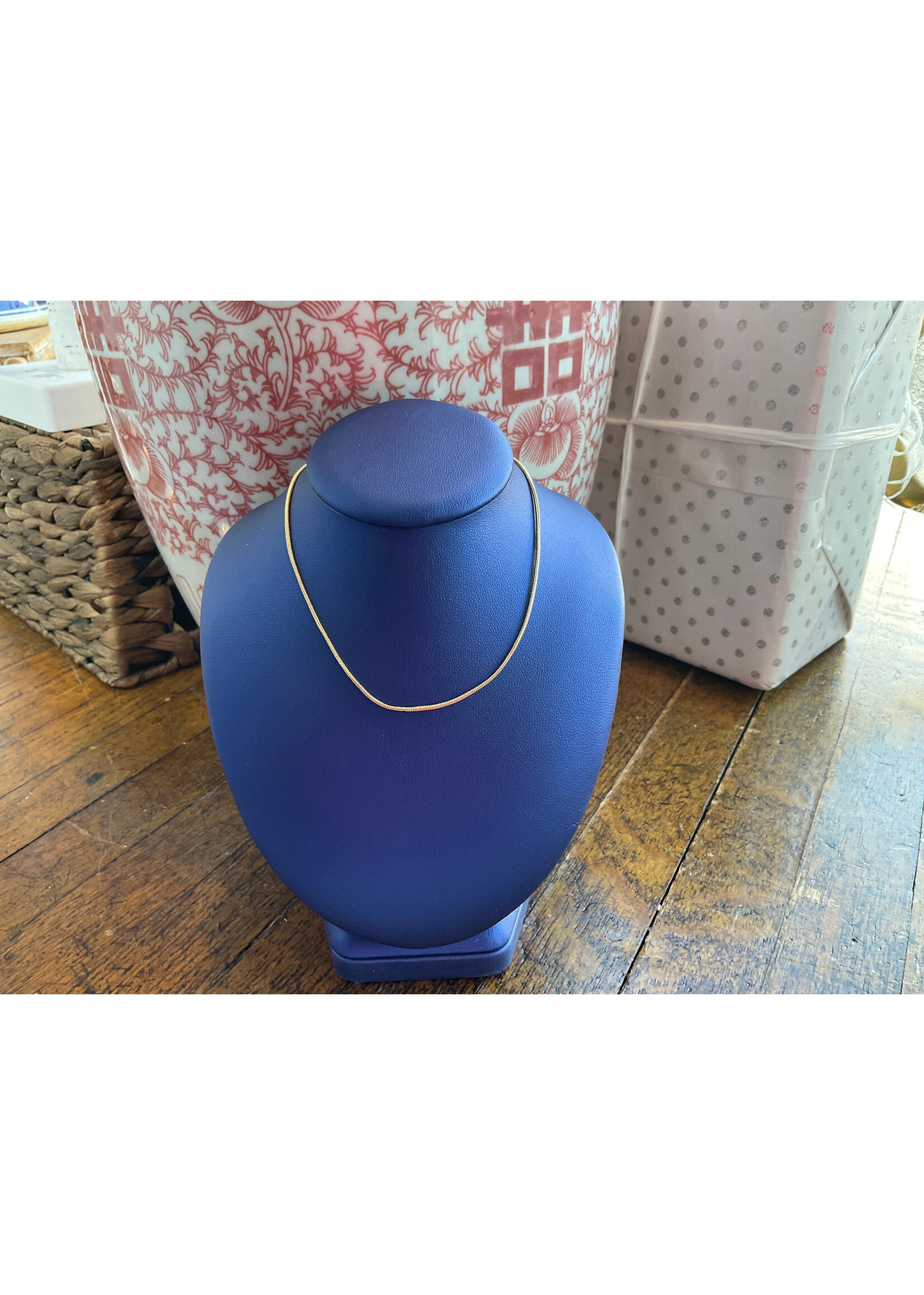 Jordans Forever Gold 1mm Snake Chain 18inch