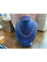 Jordans Forever Gold Heart Link Necklace 16in