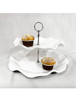 Beatriz Ball Vida Havana Two Tiered Server white