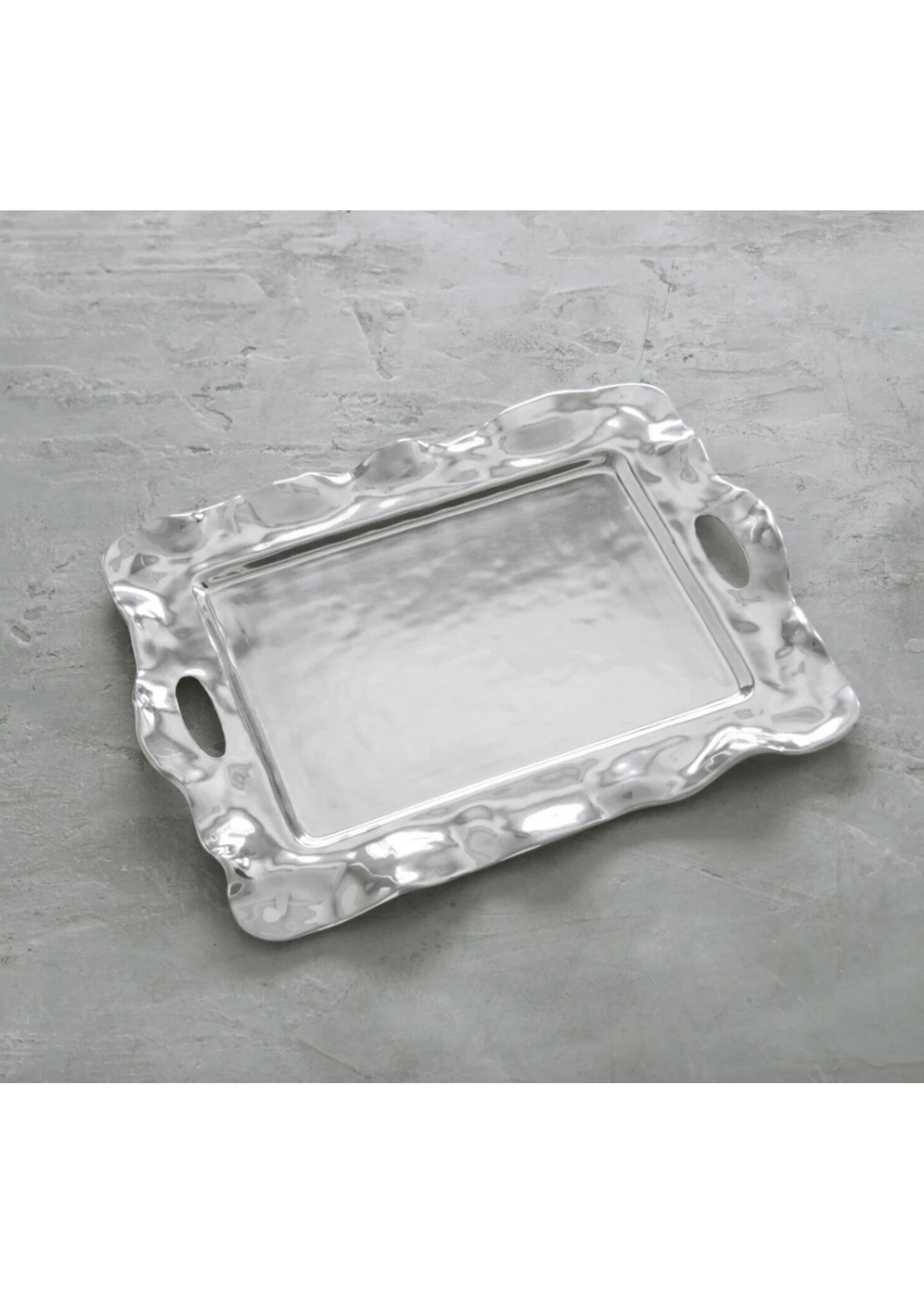 Beatriz Ball Vento Rebecca Large Rect Tray with Handles