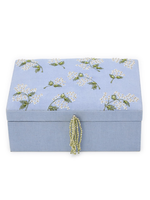 Jordans Hydrangea Linen Jewelry Box