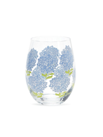 Jordans Stemless Wine Glass Hydrangea