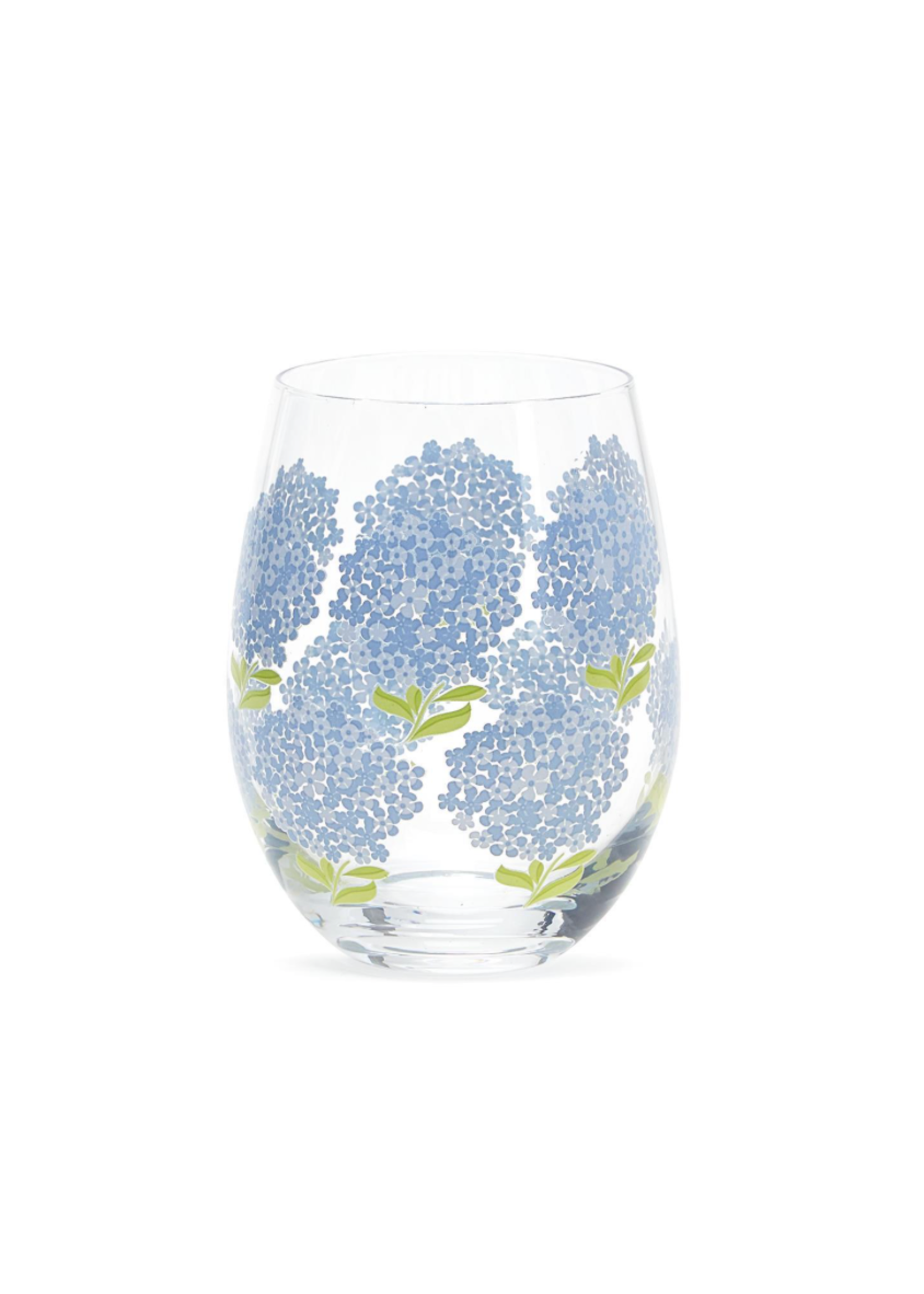 Jordans Stemless Wine Glass Hydrangea