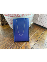 Jordans .6 mm 14k white gold Cable Chain 20in