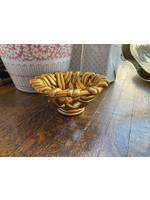 Skyros Designs Basketweave Mini Bowl Gold