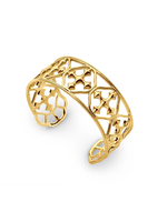 Gracewear Medium Cuff Shield Bracelet 18k GP Singature Collection