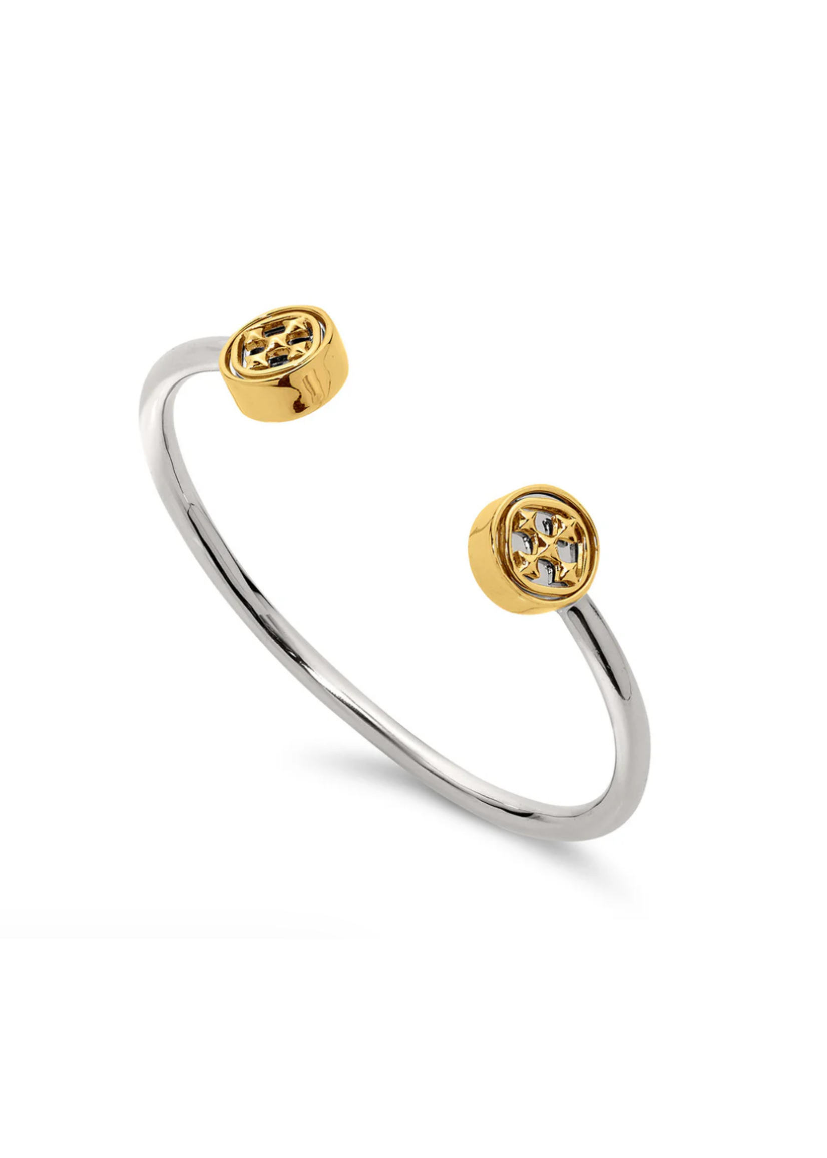 Gracewear Bangle Medallion Bracelet Two Toned Signature Collection