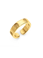 Gracewear Shield One Size Ring Gold Vermeil Always Collection