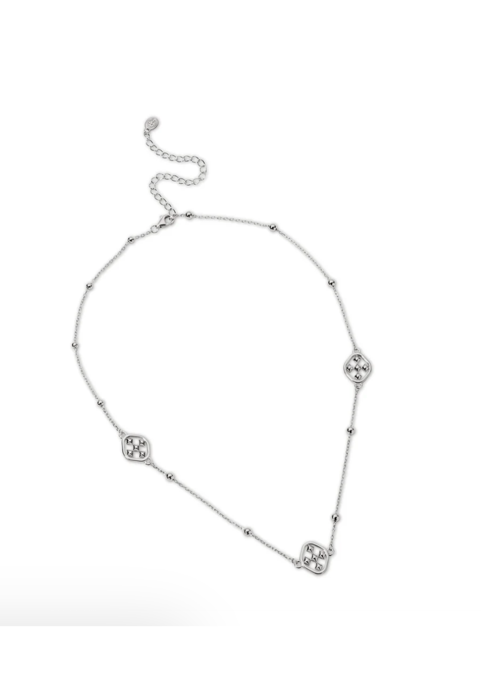 Gracewear Shield Choker Necklace SS Always Collection