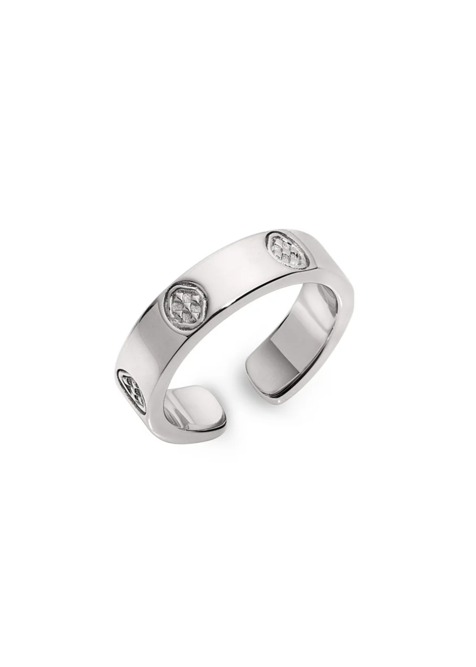 Gracewear Shield One Size Ring SS Always Collection