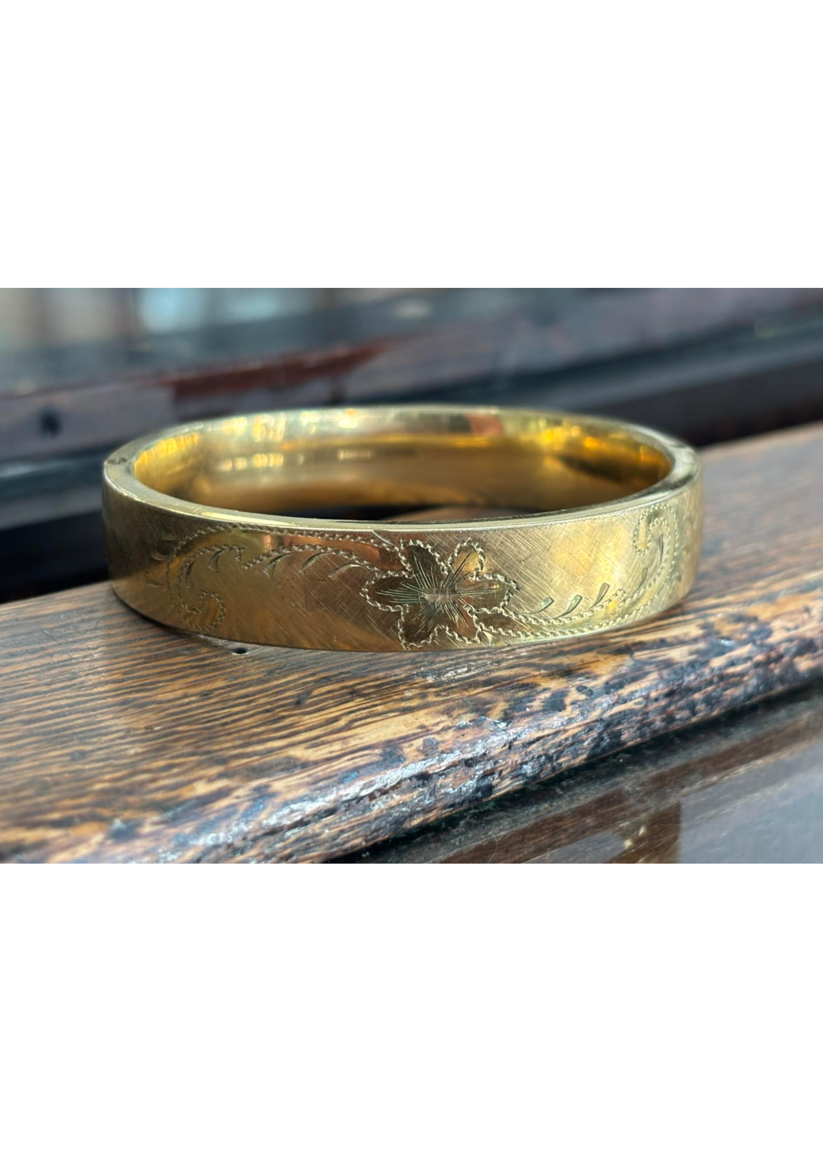 Jordans Vintage GF Floral Squared Bangle