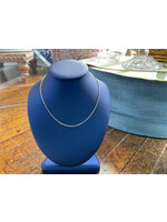 Jordans Adj 1.5mm 14k DC Cable Chain 16in-18in