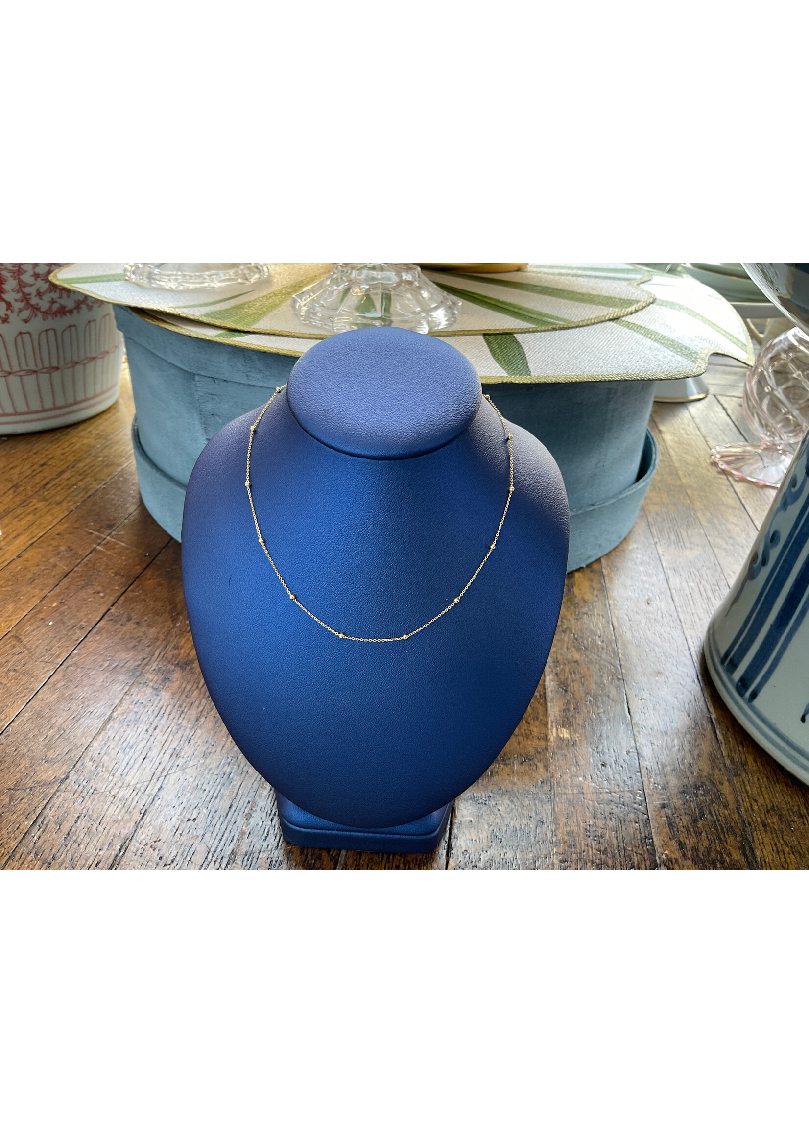 Jordans Everyday 14k Beaded Cable Necklace 18in
