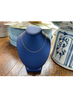 Jordans 1mm 10k Shiny Box Chain 18in