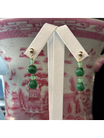 Jordans Jade Dangle Earring 14k