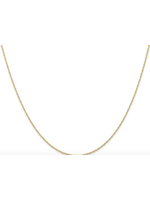 Jordans .8mm 14k Cable Chain 24in