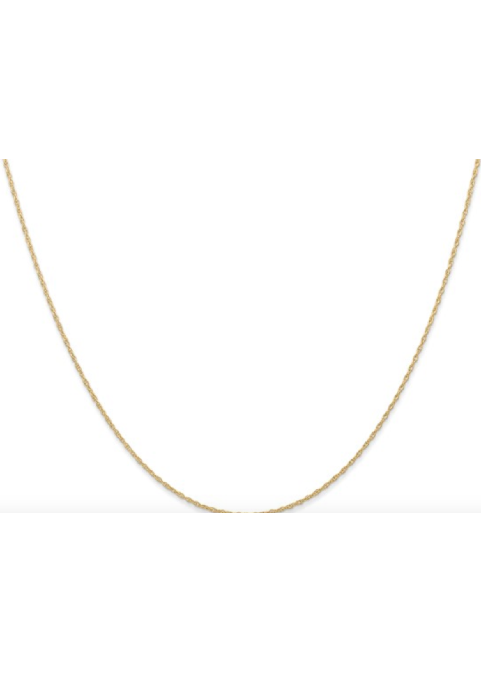 Jordans .8mm 14k Cable Chain 24in