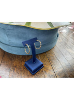 G2 Silver Charleston Rice Bead Med GF Hoop