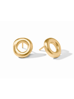 Julie Vos Wave Circle Stud