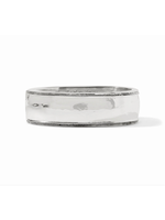 Julie Vos Cannes Statement Hinge Silver Bangle