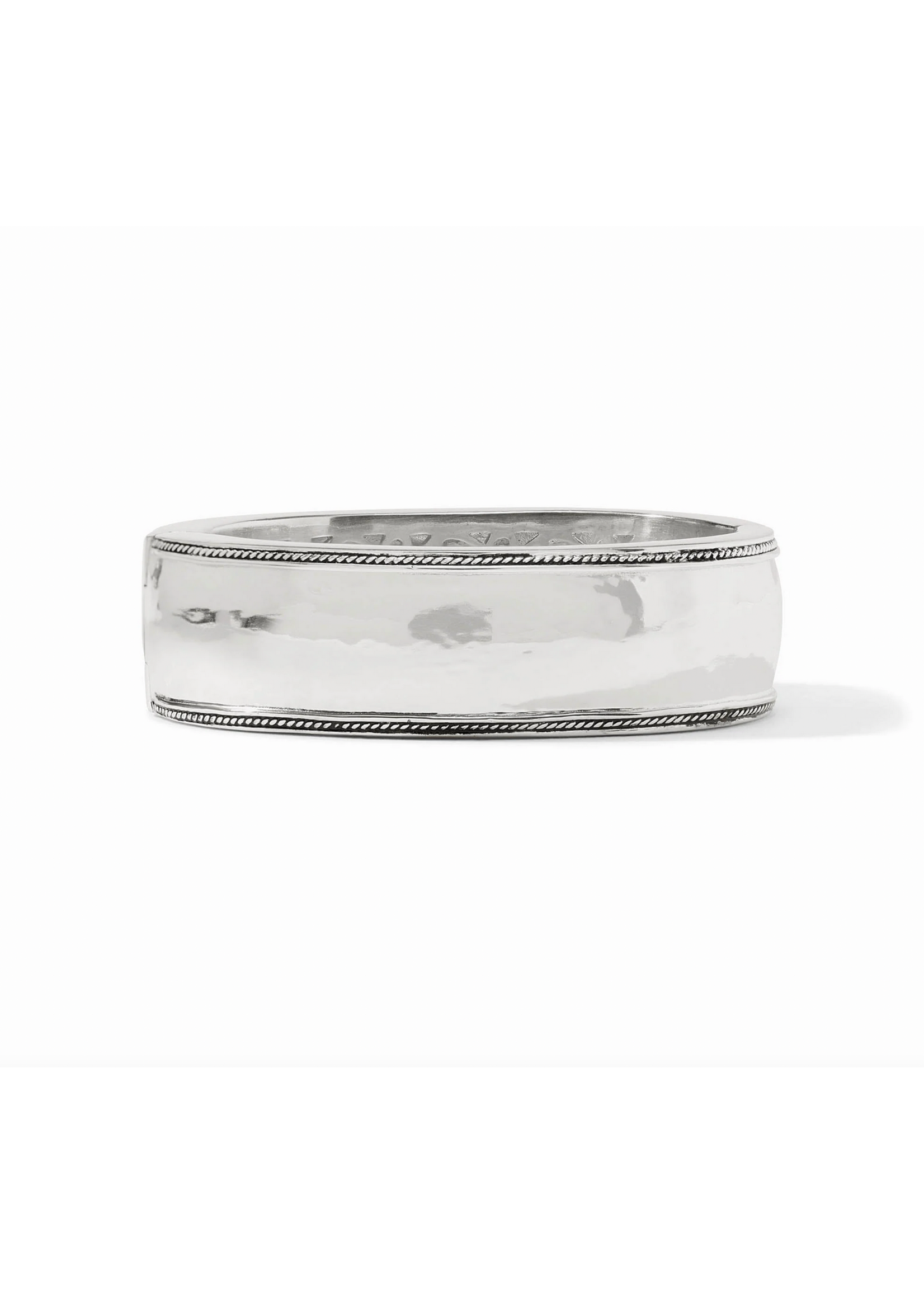 Julie Vos Cannes Statement Hinge Silver Bangle